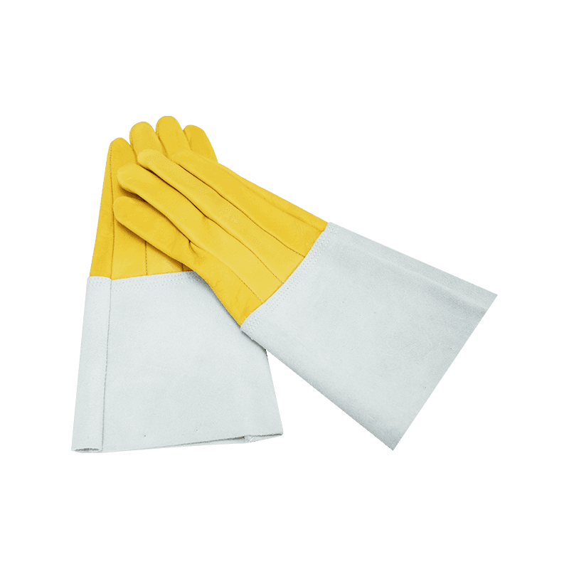 Luvas de soldagem de couro de vaca